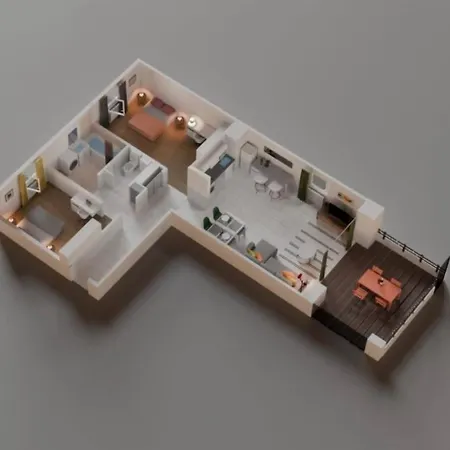 New! 2-bedroom & Parking, Close To Tram & Metro, Terrace Apartment *